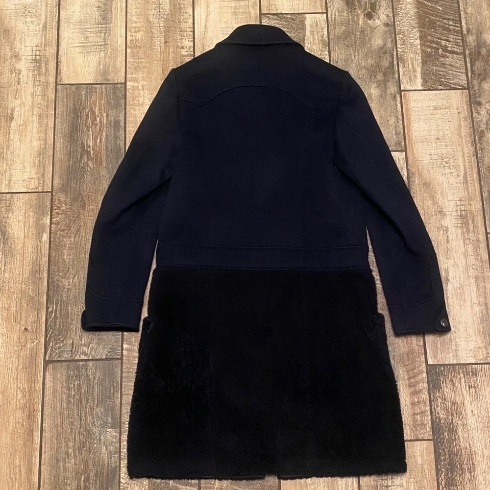 Coach Shearling Wool Coat 🆕